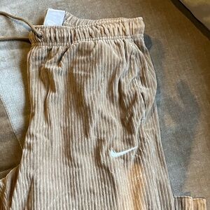 Women’s Nike Beige Corduroy Joggers